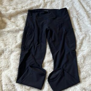 Women's Vogo Athletica Pants Black Side Pockets Size M